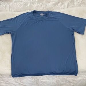 Glacier Men's Short-Sleeve Performance Tee in Slate Blue